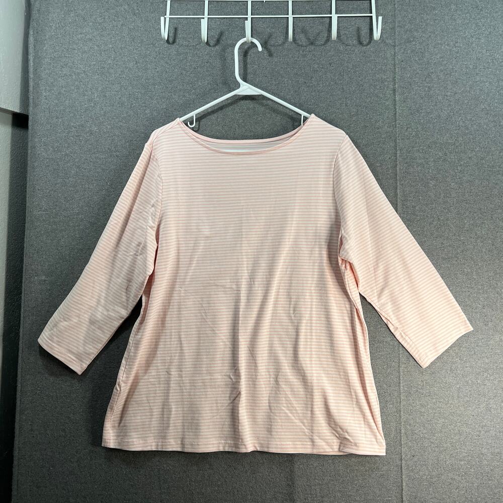 D&Co.Women Size L Orange Color Casual Top Shirt Ladies